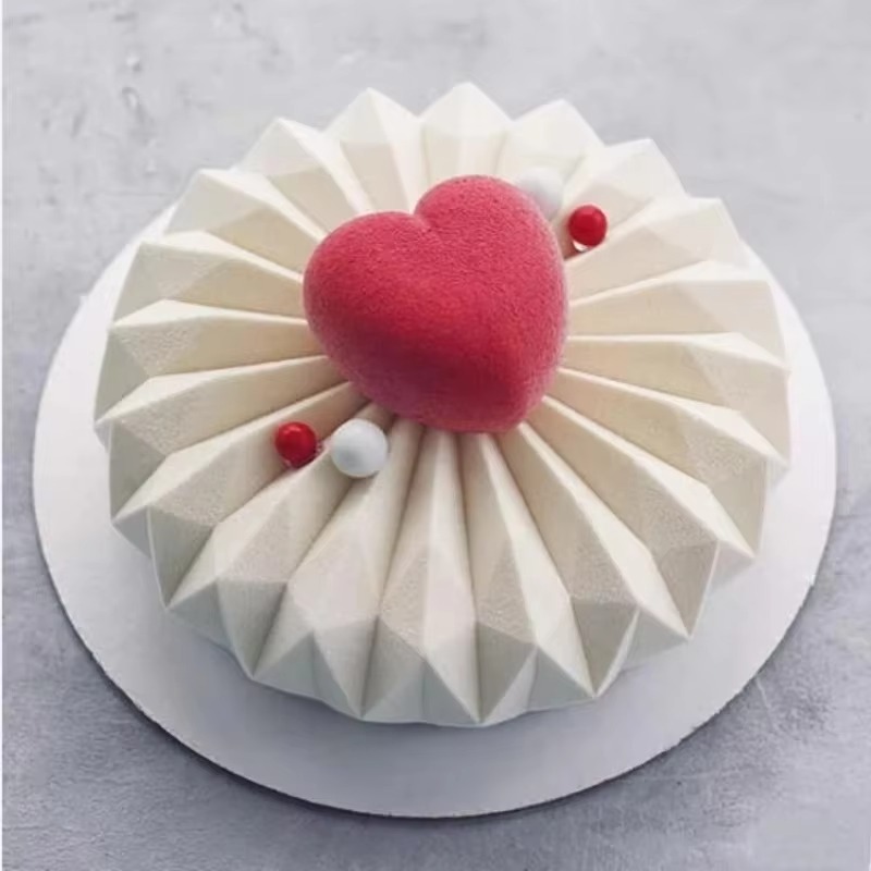 3D Round French Mousse Cake Si - Home Textiles France ulasan dan harga