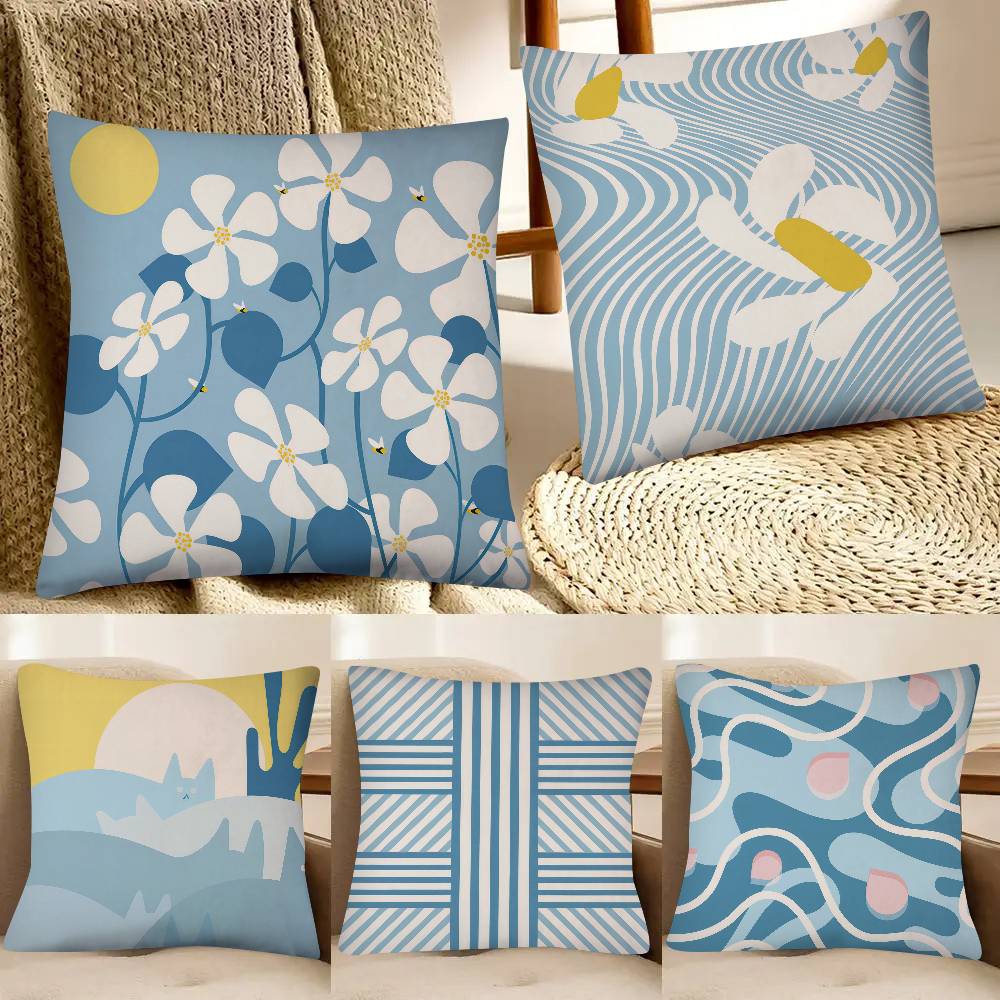 Flower Market Cat Line Stripe  - Home Textiles Market ulasan dan harga