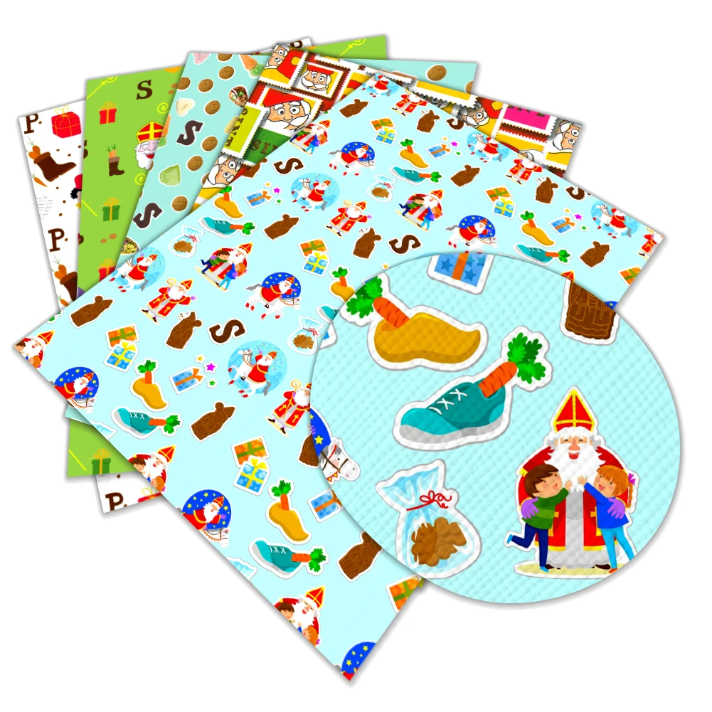 22x30cm Cartoon Sinterklaas Ch - Home Textiles Netherlands ulasan dan harga