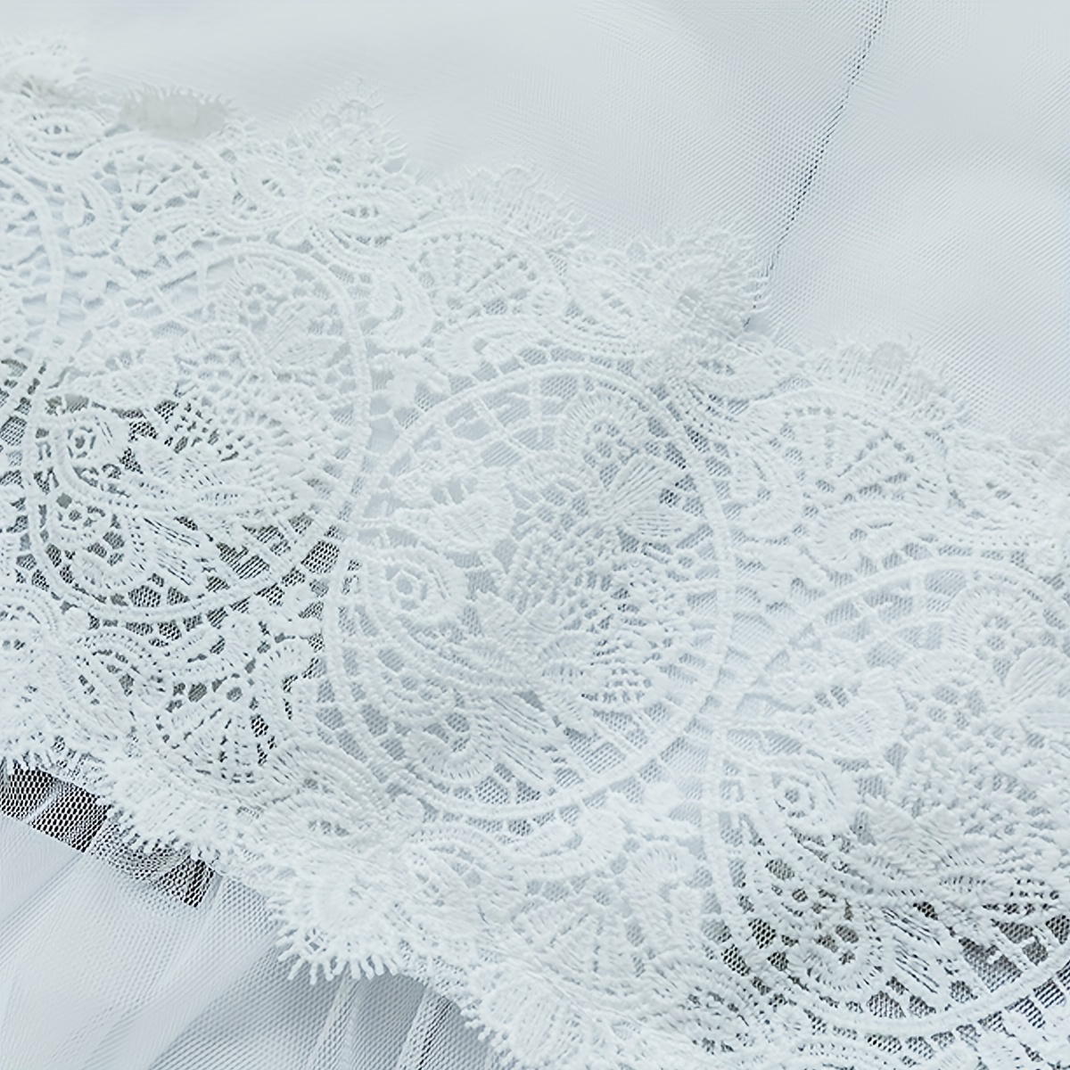 1Pc, French Pastoral Style Whi - Home Textiles France ulasan dan harga