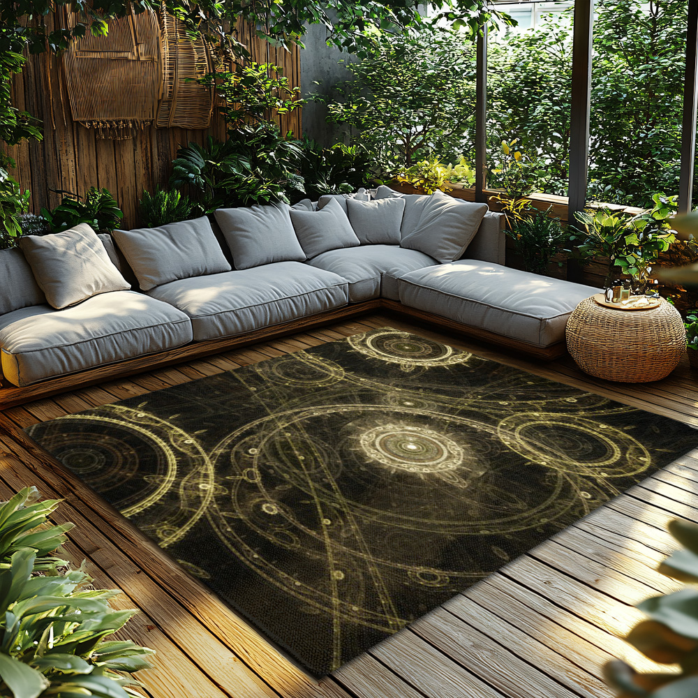 Tuniu Cosmic Galaxy Round Rug  - Galaxy Home Textiles ulasan dan harga