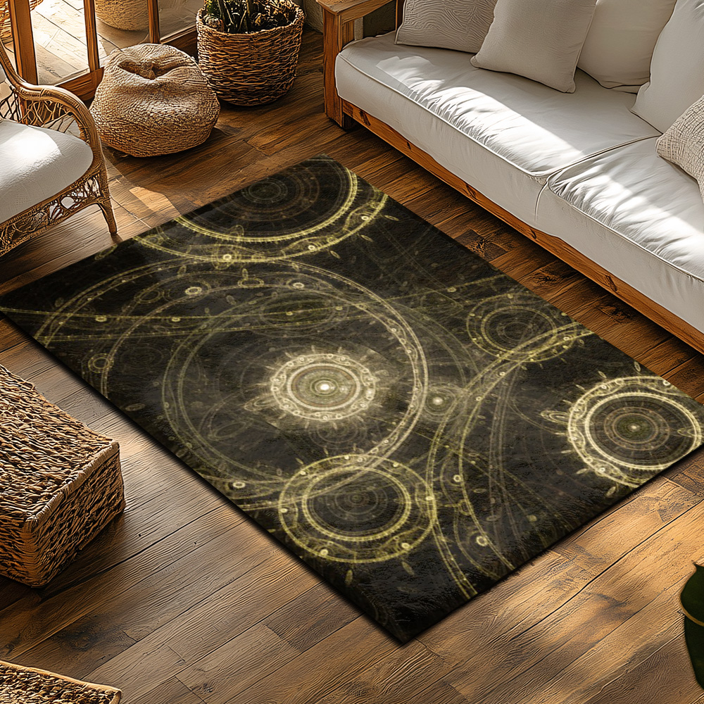 Tuniu Cosmic Galaxy Round Rug  - Galaxy Home Textiles ulasan dan harga