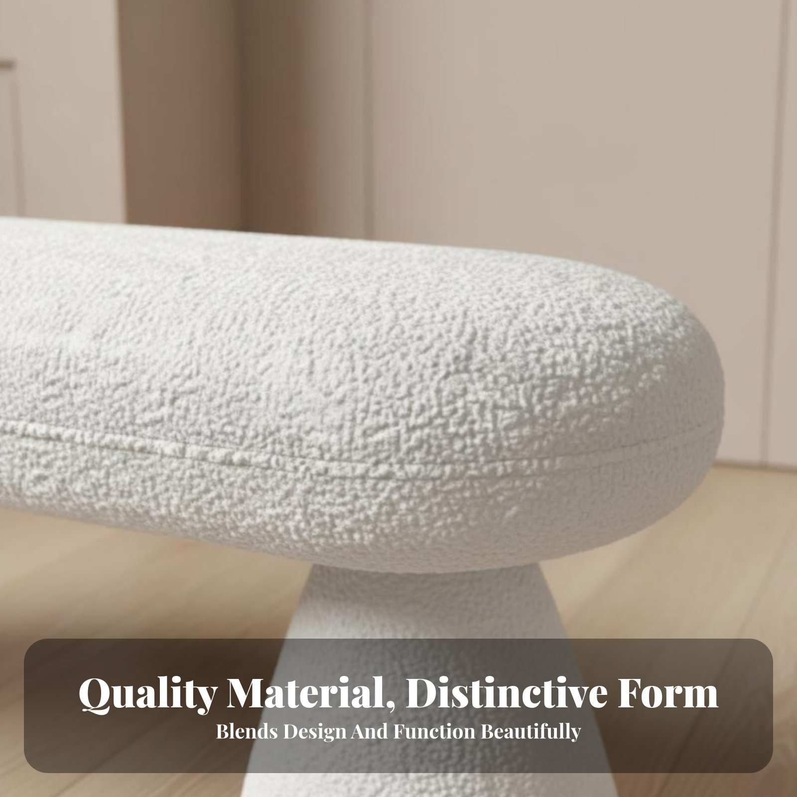 Boucle Textile Footrest Soft T - Home Textiles Usa ulasan dan harga