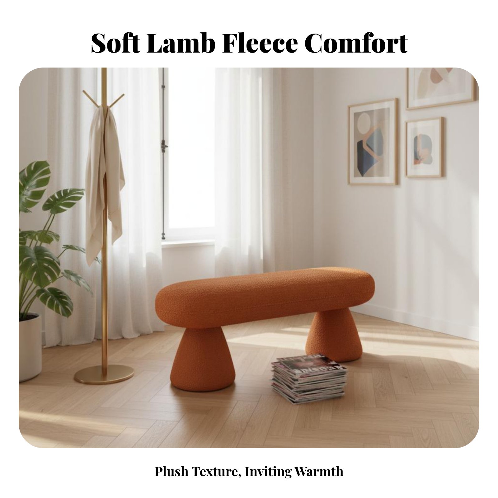 Boucle Textile Footrest Soft T - Home Textiles Usa ulasan dan harga