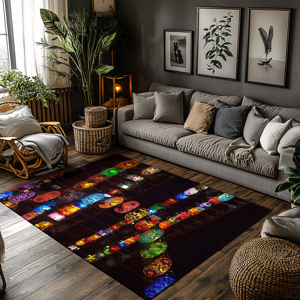 Unique Galaxy Space Carpet Hom - Galaxy Home Textiles ulasan dan harga