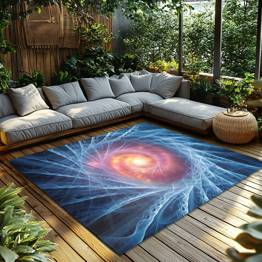 Vibrant Nebula Galaxy Abstract - Galaxy Home Textiles ulasan dan harga