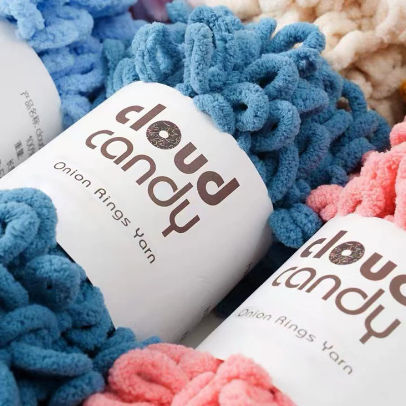 100g/Roll Finger Loop Yarn Thr - Throw Blanket Chunky Knit ulasan dan harga