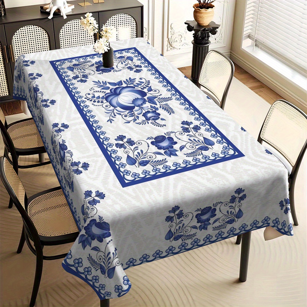 Country Style Square Tableclot - Home Textiles Usa ulasan dan harga