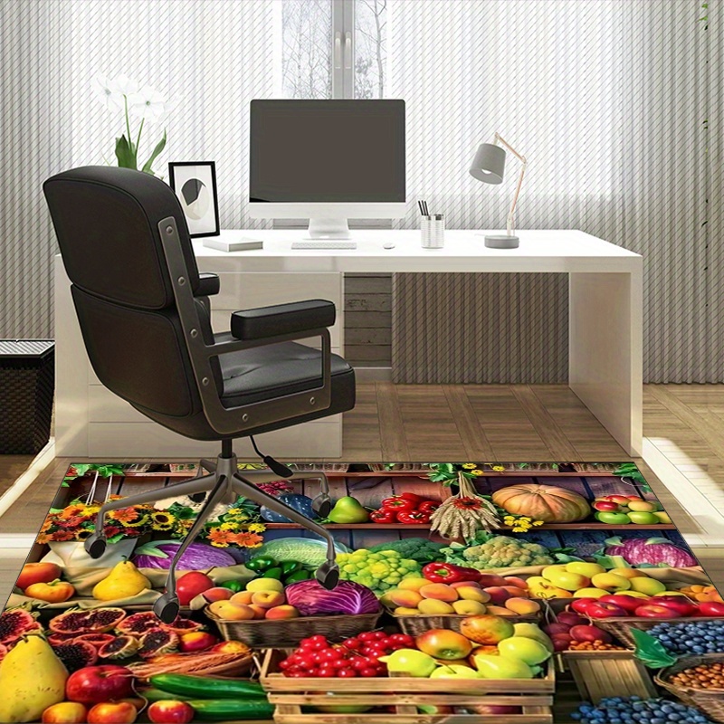 Vibrant Fruit Market Rug for K - Home Textiles Market ulasan dan harga