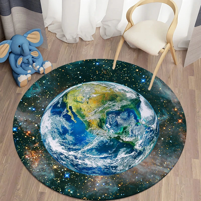 Crystal Velvet Galaxy Round Ru - Galaxy Home Textiles ulasan dan harga