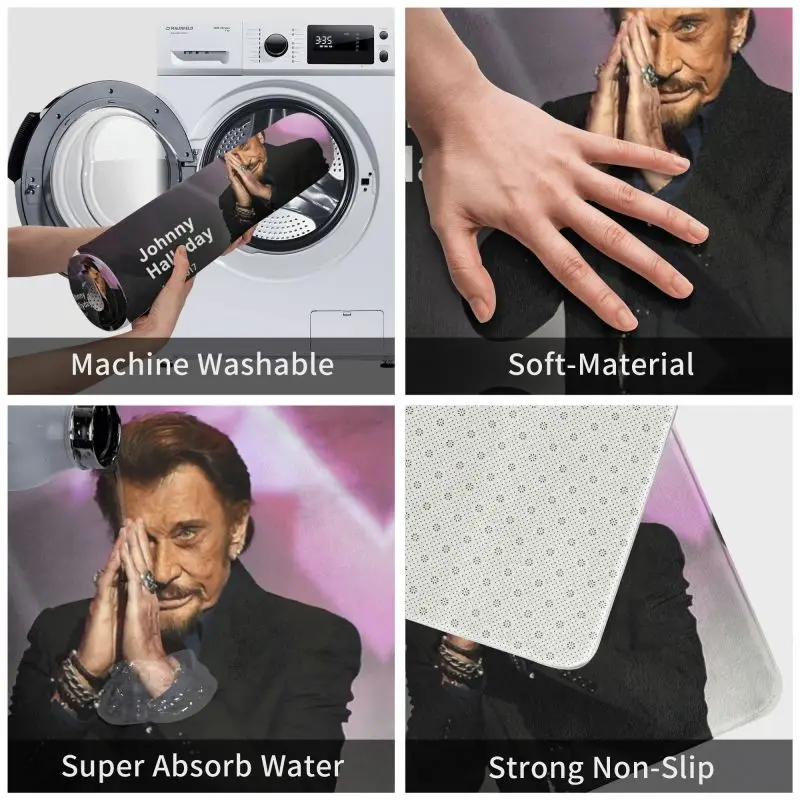 Rock Johnny Hallyday Door Floo - Home Textiles France ulasan dan harga